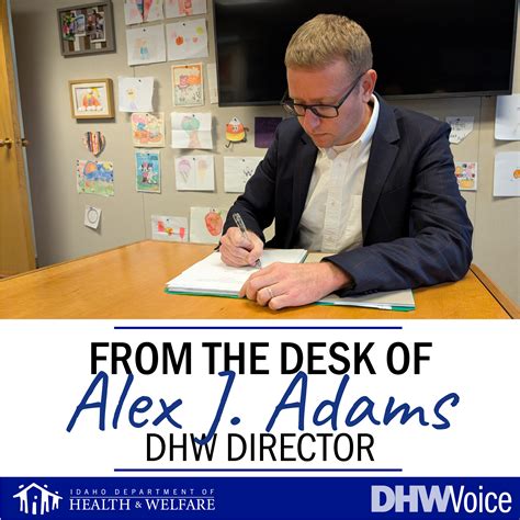 From DHW Director Alex J. Adams: Celebrating new beginnings for Idaho
