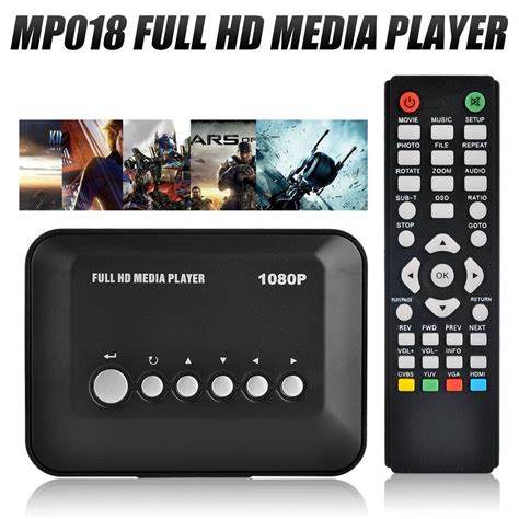 Hd Media Player Full 3d 1080p Hdmi Rmvb Mkv Avi Divx H.264 - R$ 209,90 ...