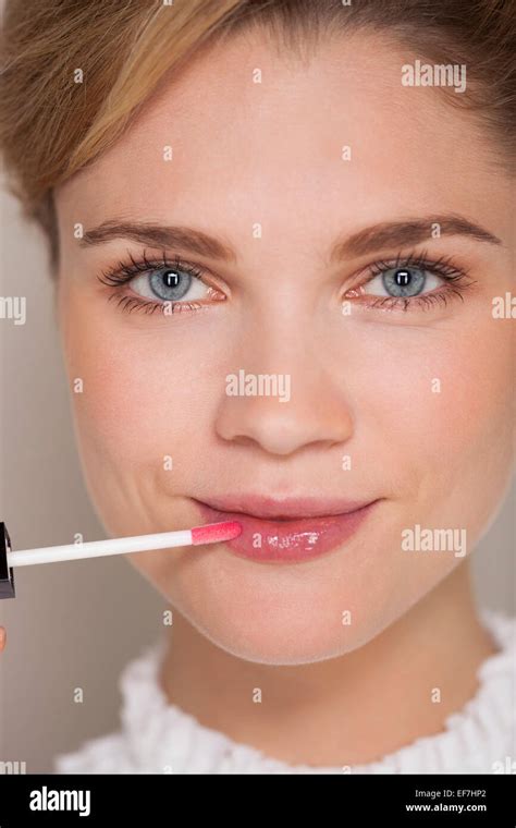 applying gloss  res stock photography  images alamy