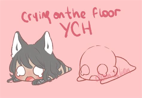 Crying on the floor YCH by demialien (@demialien) | VGen