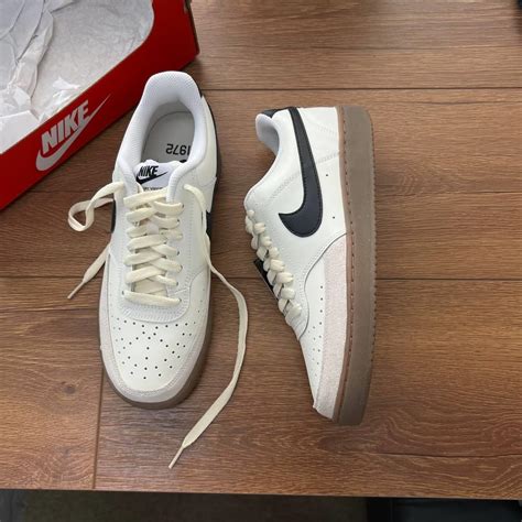 Minhshop.vn - GIÀY Nike Court Vision Low Sail Light 'Brown White Black ...