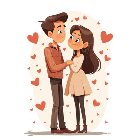 Cute Cartoon Husband And Wife PNG, Vector, PSD, and Clipart With