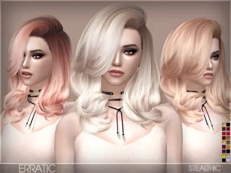 Stealthic's Hairstyles ~ Sims 4 Hairs