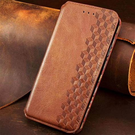 Кожаный чехол книжка GETMAN Cubic (PU) для Xiaomi Redmi Note 9 / Redmi ...