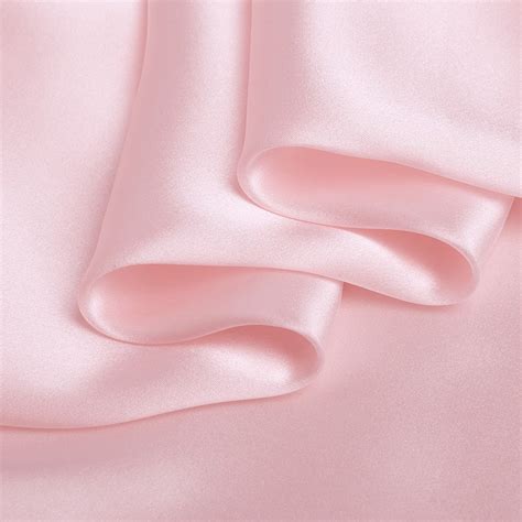 Light Pink Charmeuse 100% Pure Silk Fabric for Fashion