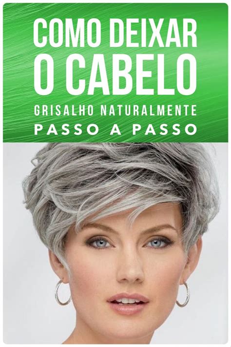 Como Deixar Cabelo Grisalho - Como deixar o cabelo grisalho naturalmente passo a passo | Cabelo ...