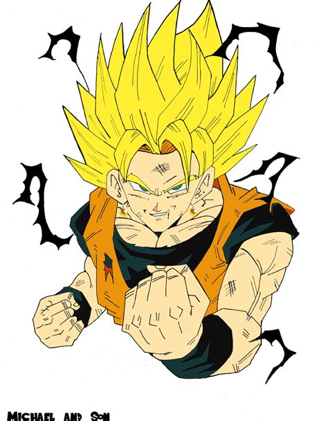 Gokun ssj by KreeperXVI on DeviantArt