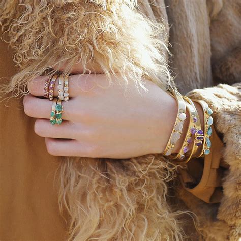 Raw Emerald Ring May Birthstone Ring Genuine Emerald - Etsy