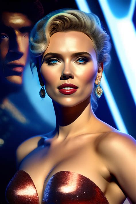 Lexica - Scarlett Johansson as mr manhattan