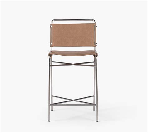 Perkins Counter Stool, Sierra Nude - Pottery Barn | Havenly