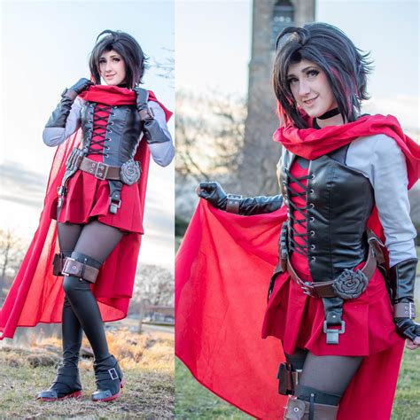 Ruby Red Rwby Cosplay RWBY Vol.4 Season 4 Ruby Rose Cosplay Outfits