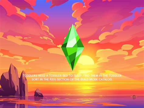 sims resource yellow sunset loading screen background sims