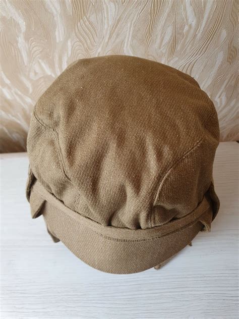 NOS Original Russian Afghanka Hat Cap with Face Cover Afghan War Size ...