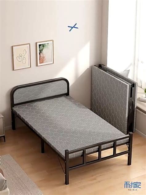 Folding Bed Foldable Bed Single Bed Metal Bed Frame Portable Space ...