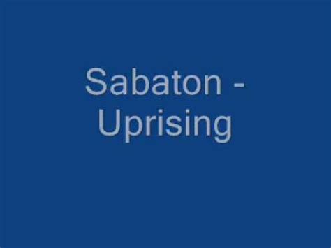 Sabaton - Uprising + Lyrics!!! - YouTube