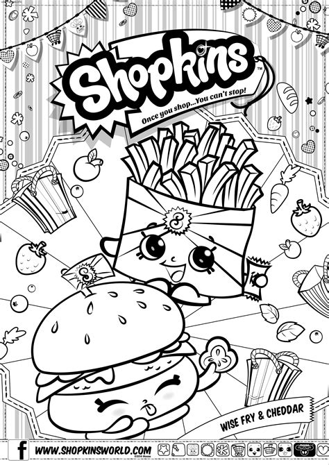 printable shopkins pictures to color 1