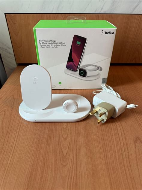 Belkin 3 in 1 wireless charger, Mobile Phones & Gadgets, Mobile ...