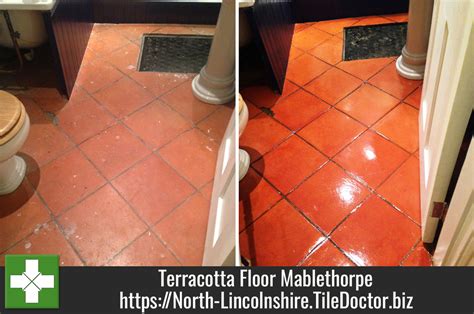 how to clean terracotta tile