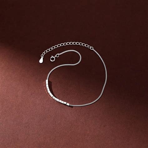 Сребърна гривна за крак "Обаятелност" - Silenti Jewelry Jewelry