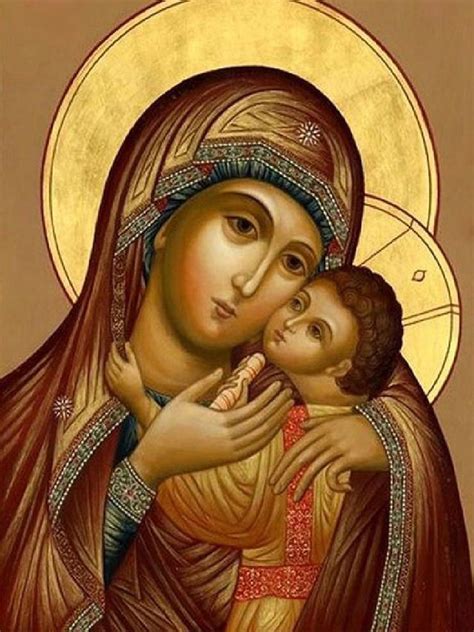 Картина по номерам "Богоматерь. Дева Мария. Икона. Мадонна." 40х50 ...