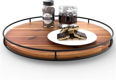 Amazon.com - TIDITA 18" Acacia Lazy Susan Turntable for Table - Extra