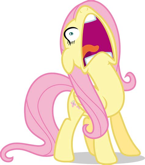 Mlp Fim fluttershy (ahhh) vector by luckreza8 on DeviantArt
