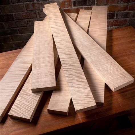 sawmill specials flame maple neck blanks stewmac
