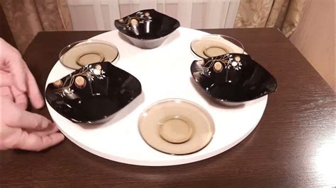 Крутящийся центр стола Lazy Susan 50 - YouTube