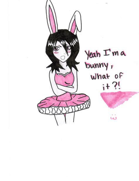 Rukia in a bunny costume by VioletRaid