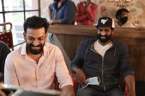 Prithviraj catches up with Bheemla Nayak countepart Rana Daggubati ...