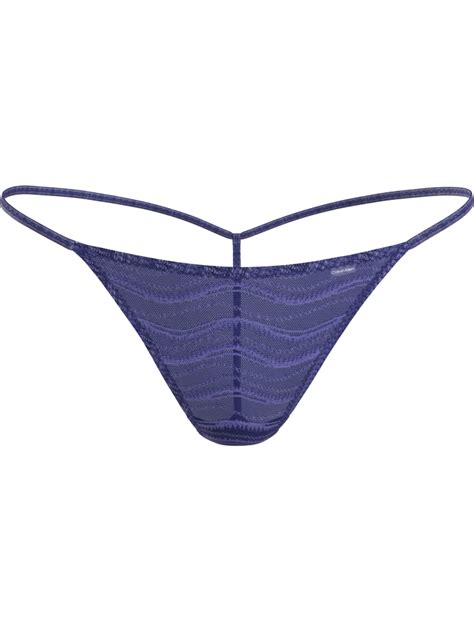 Дамски стринг Calvin Klein QD3994E FPT STRING - Seven Seconds