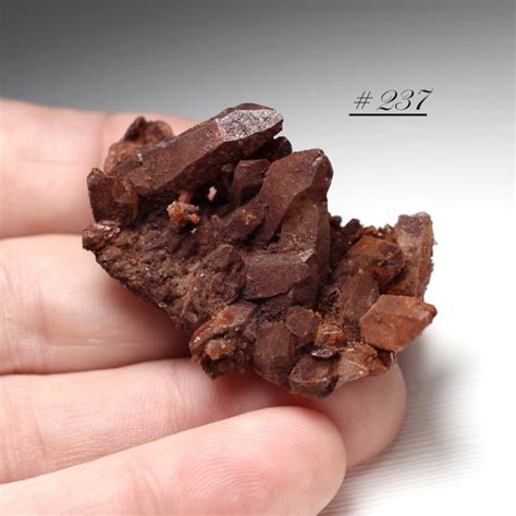 Super Dark Red Quartz Cluster Small Aesthetic Cluster of Dark-red ...