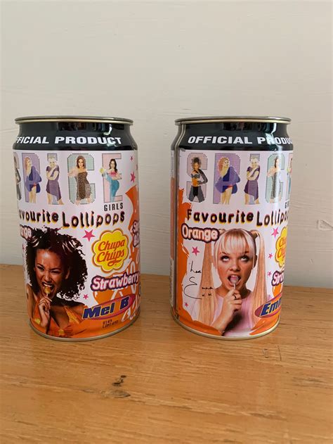 Spice Girls Chupa Chups Can Emma Baby Spice and Mel B Scary - Etsy