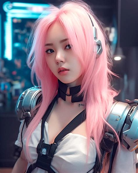 K:AI | Cyborg Vyvan // IG Model series @vyvan.le . . . #midjourney #