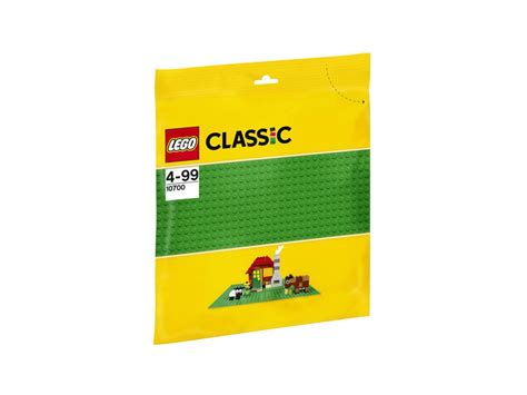 Игрален комплект конструктор ЛЕГО Classsic 10700 - Плочка зелен цвят ...