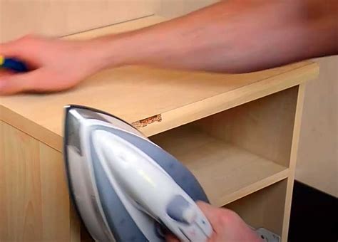 Ремонт кромки мебели своими руками - нужен утюг и 5 минут! | DIY - как ...