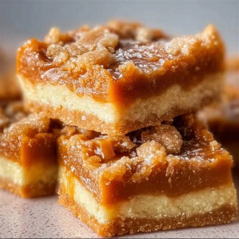 decadent salted caramel butter bars