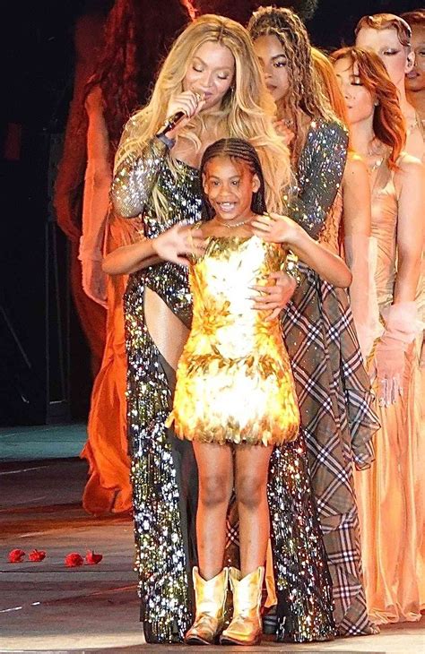 Beyoncé’s Daughter Rumi, 7, Makes Rare Appearance During Tour with