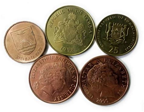 5 Different Rare Countries World Coins @ coinstamp.in - CoinStamp.in