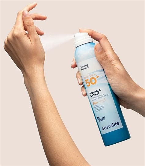 Sensilis Invisible & Light Body Spray SPF50+ - Солнцезащитный спрей для ...