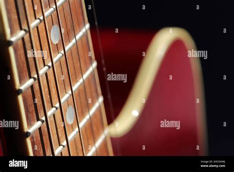 acoustic guitar close-up string instruments Stock Photo - Alamy