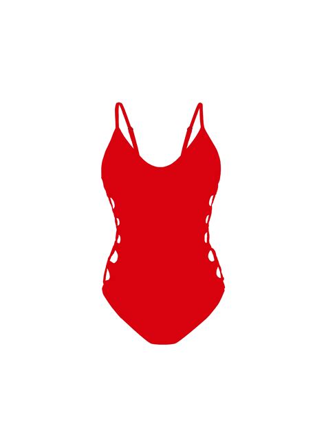 Eterna True Crimson Side Lace Up Bikini One Piece – San Lorenzo Bikinis