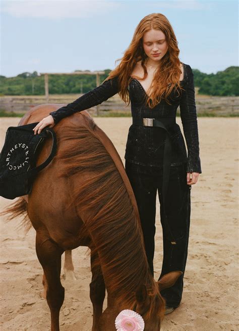 SADIE SINK for Stella Mccartney Winter Collection, September 2022