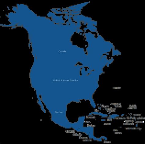 North America Map | North America Continent | Facts