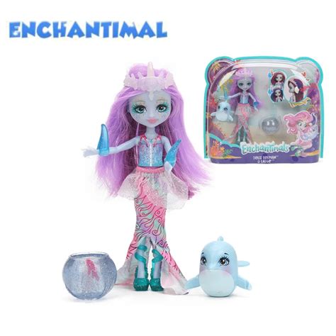 2018 Enchantimals Dolls Toys Dolce Dolphin Largq Jessa Jellyfish Marisa ...