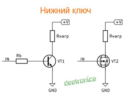N-канальный полевик? В верхнем ключе?