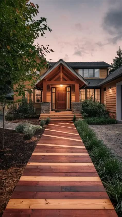 17 Front Yard Walkway Ideas | MowersLab