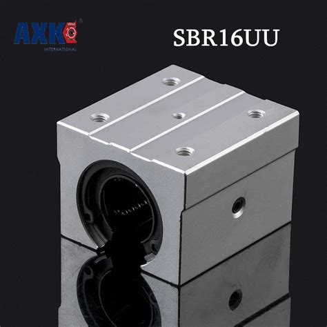 Axk Sbr16 Block Sbr16uu 4pcs/lot Sbr16uu /sme16uu 16mm Shaft Linear Sbr ...