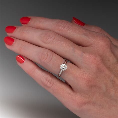 Tiffany One Carat Solitaire Ring Hotsell | bellvalefarms.com