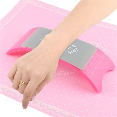 nail cushion manicure pillow nail table hand rest  nails plastic